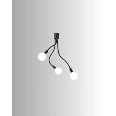 PLAFONIERA IN GOMMA COL.NERO